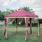 Reog005rd Unbranded Hexagonal Canopy Patio Gazebo Mosquito Netting Garden 713923127289