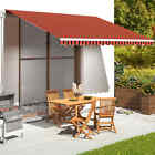 311960 Replacement Fabric For Awning Orange And Brown 14.8footx11.5foot