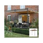 Retractable Patio Awning Cover Porch Deck Metal Shade Addition Outdoor Canopy 3920155271339