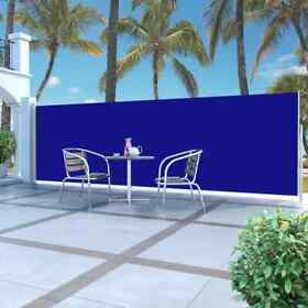 45462 Retractable Side Awning 63inchx196.9inch Blue