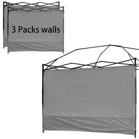 Rinling 974517361883 Canopy Sunwall Instant Pop Up Tent Sidewalls Waterproof Shade Wall Fo