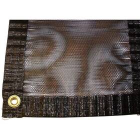 Sc1225-80 Riverstone Shade Cloth System 12ftx25ft Outdoor Polyester Black With Corner Grommets