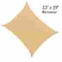 Rl-ssr1319 Rainleaf 13 X 19 Rectangle Sun Shade Sail For Patio Sand 707242592217