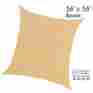Rl-sst16k Rainleaf 16 X Square Sun Shade Sail For Patio With Hardware Kit Sand 707242540355