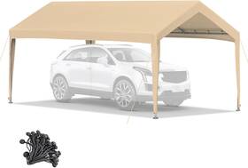 Cc002-fba Roamrider Carport Replacement Canopy Cover 10ftx20ft For Tent Top Garage Shelter With