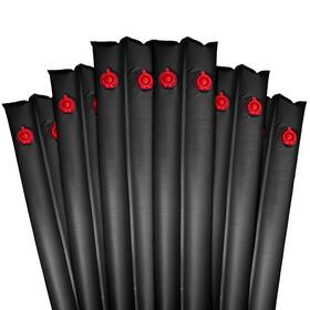 Blk-06a Robelle 034261619008 8 Ft. 6-pack Heavy Duty Black Double Chamber Pool Cover Weights .33