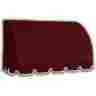 Rs22-6b Awntech Beauty-mark Savannah 6 Window-entry Awning Burgundy