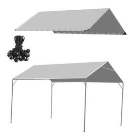 Cpg001 Runyao 10 X 20 Ft Heavy Duty Carport Replacement Canopy Cover Waterproof And Uv