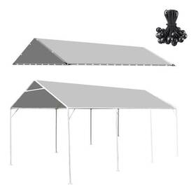 Cpg001-fba Runyao 10 X 20 Ft Heavy Duty Carport Replacement Canopy Cover Waterproof And Uv