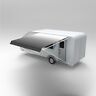 Rvaw13x8grey26 Aleko Retractable Rv Or Home Patio Canopy Awning 646341982591