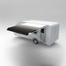 Rvaw16x8blk11 Aleko Retractable Rv Or Home Patio Awning White 707989664673