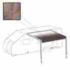 Rvfab10x8brn13 Unassigned Aleko Vinyl Fabric Replacement 10x8 Ft For Rv Awning Brown Fade Color 707989664871