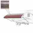 Rvfab16x8brstr34 Aleko Vinyl Rv Awning Fabric