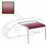 Rvfab8x8bur25 Unassigned Aleko Vinyl Rv Awning Fabric Replacement 8x8 Ft Brown Stripes Color 707989665199