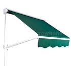 Rzk7533904526467ow Drop Arm Manual Retractable Window Awning Deep Green
