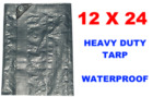 S-1224 Unbranded Silver Heavy Duty Tarp Waterproof And Uv 764753955474