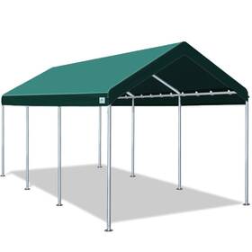 001g Sabz Co. Advance Outdoor 10x20 Ft Heavy Duty Carport Potable Car Canopy Garage Party T