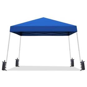 Sailary 976099136767 10x10 Slant Leg Pop-up Canopy Tent Easy One Person Setup Instant Outdoor Beac