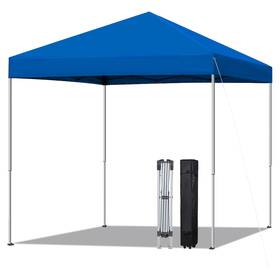 Sailary 976099139836 6x6 Pop Up Canopy Tent Easy Setup For Outdoor Shades Blue