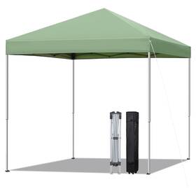Sailary 976099139843 6x6 Pop Up Canopy Tent Easy Setup For Outdoor Shades Green