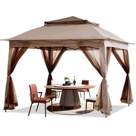 Sailary 978312631226 Patio Outdoor Gazebo 11x11 - Pop Up Instant Tent With Mosquito Netting Outdoo