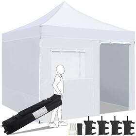 Brudu8000301 Saleall2100 10x10 Ft Commercial Canopy Tent With Four Removable Sidewalls