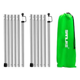 San Like 791727288443 Tarp Poles Adjustable Tent For Tarps Thickened Heavy Du