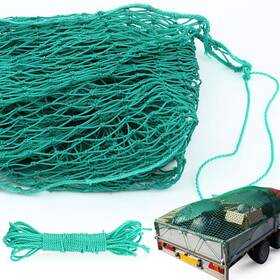 Han-satinior-1052 Satinior 12 X 8 Ft Heavy Duty Cargo Net Truck Bed Network Cover With 18pcs Ro