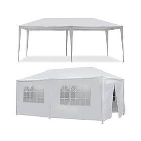 Saturnpower 644824272221 10ftx20ft Outdoor White Wedding Party Tent Waterproof Gazebo Camping Stora