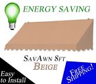 0123456789 Savawn8b Kelly Free Shipping Two Classic Beige Retractable Awnings