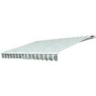 10beauty-mark Saw011g Awnings Manual Retractable Green Stripe 841057144077
