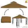 Sc0g246-brown Strong Camel Gazebo Top Canopy Replacement Patio Outdoor 0008568817696