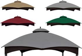 Gf-12s0 Scocanopy 313104163107 Grey Replacement Top For Lowes Allen Roth 10x12 Gazebo Model #gf-12s0