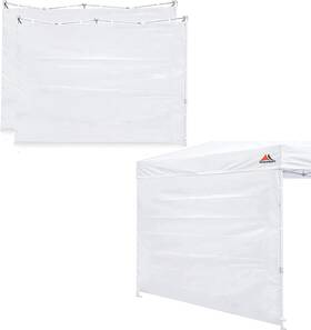 3walls Scocanopy Sidewall For 8x8 Canopy Frame 3 Pack Sunwall Only White