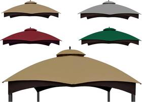 Scocanopy 445029134108 Replacement Top For Lowe S Allen Roth 10x12 Gazebo Khaki