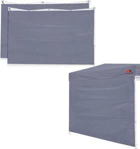 Scocanopy 445047781766 Sunwall For 12x12 Pop Up Canopy Frame 3 Pack Sidewall Only Dark Grey