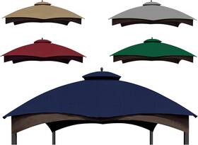 Gf-12s004b-1 Scocanopy 445052141180 Ripstop Replacement Top For Lowes Allen Roth 10x12 Gazebo Model #gf-12s004b-1/
