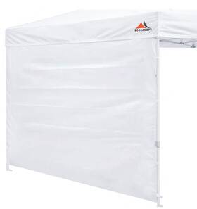 Wall-8 Scocanopy Sidewall For 10x10 Pop Up Canopy Frame 1 Pack Sunwall Only White