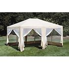Screen Tent Canopy 12x15ft Gazebo Beige House - Party