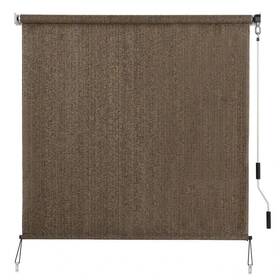 Xymg-hwzyl-8s6 Seeye Sunshade Roller Shades 8 W X 6 H Cordless Roll Up Mocha
