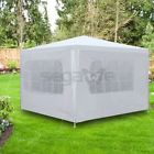Segawe 10x10 Outdoor Canopy Party Wedding Tent White Gazebo Pavilion W 4 Side Walls 700161266061