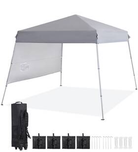 H01-3405-luxus Segawe 8x8ft Pop Up Canopy Tent Foldable Outdoor Sun Protection Shelter With 4 Weight Bags