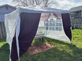 H02123101g2 Segawe 10ftx10ft Outdoor Canopy Tent Gazebo Shelter Party Wedding Event With Sidewalls