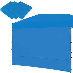 20230329 Senmortar 3blue Canopy Sidewalls For 10 X 1 In In0 Ft Instant Tent 3 Pack Blue Sunwall Outdoor