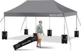 Slgz20gy Serenelife Pop Commercial Instant Shelter-waterproof Tent 10x20