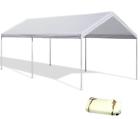 Sf-aj-2016-sf12x20canopy Day Star Shades Canopy Replacement Cover White Tarp 709591449747
