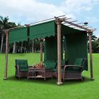 Shade Replacement Canopy Outdoor 5x4ft 2pcs Pergola Gazebo Shelter Valance 15.5x4ft