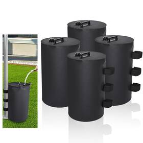 Shantra 192717015542 4-pack Canopy Water Weight Bag 88 Lbs 20 L Black Tent Weights Leg We