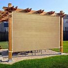 Shatex Garden Shade Fabric Adjustable Vertical Side Wall Panel For Patio Perg