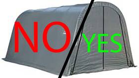 2e1033 Shelterlogic Zipper Door Only - Shed-in-a-box 74332 Gray 12x24x10 13x24x10